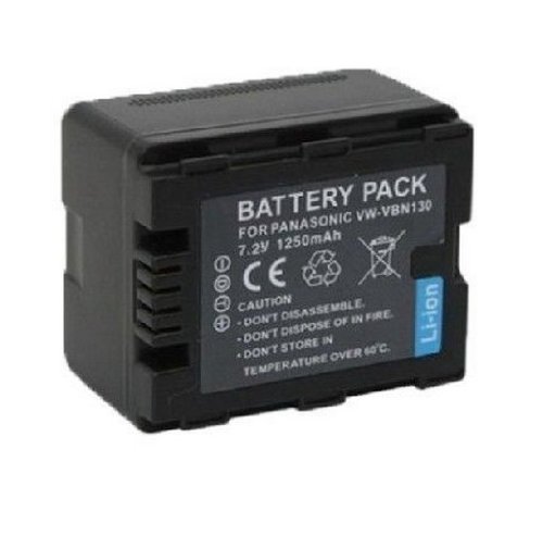 Amazon.com : Battery and Charger for Panasonic VW-VBN130, VW